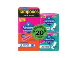 Tampones Nosotras Aplicador Reg 8 und