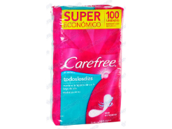 Protectores Carefree sin Per X 100 un