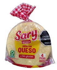 Arepas Sary Queso y Margarina 4 und 320 g