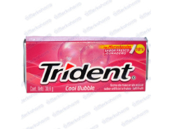 Chicle Trident Cool Bubble 18 und 30.6 g