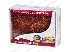 Bocadillo Elcaribe Guaya Cubo X 24 X 300