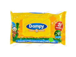 Pañitos Humedos Dampy 25 und