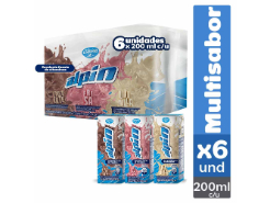 Leche Alpin Cajita Std 200 ml 6 und