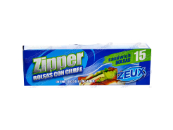 Bolsas Zipper Sandwich 15 und