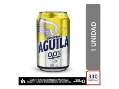 Cerveza Aguila 0,0 Lata 330 ml