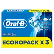 Crema dental. Oral B 4 en 1 80 g
