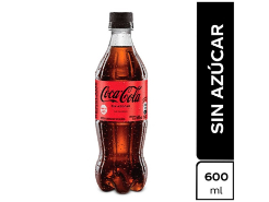 Gaseosa Coca Cola sin Azu 600 ml