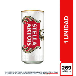 Cerveza Stella Artois Lata X 269