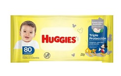 Pañitos Huggies Manitos y Cara X 80