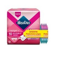 Toallas higiénicas Nosotras Invisi Rapigelx 10+pro