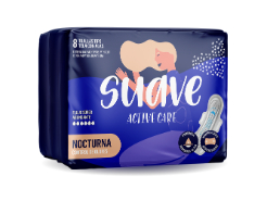 Toallas higiénicas Suave Active Care Nocturna 10 und