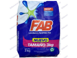 Detergente Fab Ultra Flash 3 kg