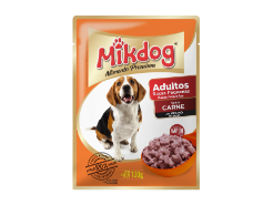 Pouche Mikdog Adul Raz Peque Carne X 100