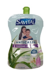 Shampoo Savital Anticaspa Te y Seda X 100
