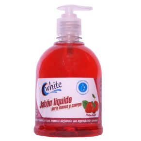 Jabón para Manos DP White F Rojos X 500