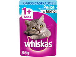 Whiskas Gatos Castrados Pescado X 85