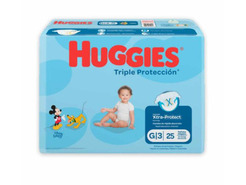 Pañales Huggies Triple Protec Et 3 X 25