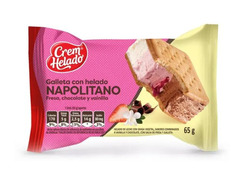 Crem Helado Galleta con Helado Napol X 65