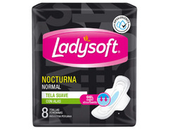 Toallas higiénicas Ladysoft Nocturna X 8
