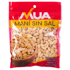 Maní sin Sal MUA 180 g