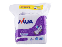 Toallas higiénicas MUA Nocturnas 24 und