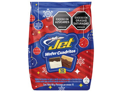 Chocolatina Jet Wafer Cuadritosx 10 und 140 g