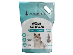 Arena para Gatos Calabaza Talco 4.5 kg