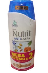 Shampoo Nutrit Anticaspa X 2 600 ml