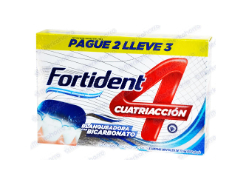 Crema dental. Fortident Blanq X 3 85 ml