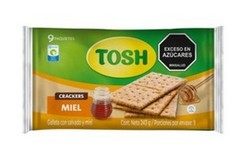 Galletas Tosh Miel Honey X 9 243 g