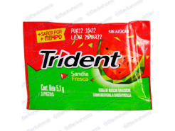 Chicle Trident Sandia 3 und 5.1 g