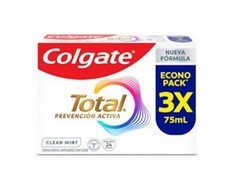 Crema dental. Colgate Total 12 Clean M X 75 X 3