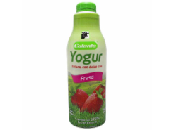 Yogurt Colanta Fresa Botella 1 l