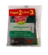 Esponja Scotch Brite Fibra Coci 3 und