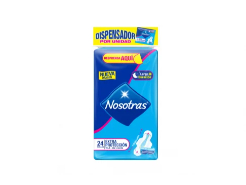 Toallas higiénicas Nosotras Extra Proteccionx 24 un