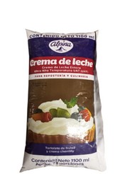 Crema de Leche Entera Alpina 1.1 ml
