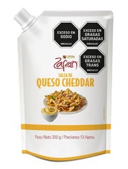 Salsa Zafran de Queso Cheddar X 200