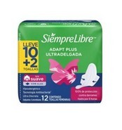 Toallas higiénicas Stayfree Ultradelgada 12 und