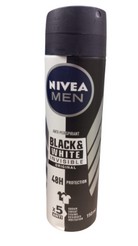 Desodorante Nivea Aerosol Black & White X 150