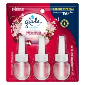 Ambientador Glade Alegria Floral X 3 21 ml