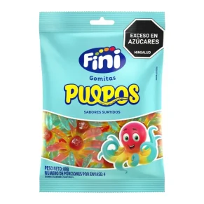 Gomitas Fini Pulpos Brillo 80 g