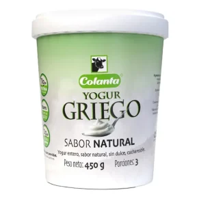 Yogur Griego Colanta Natural 450 g