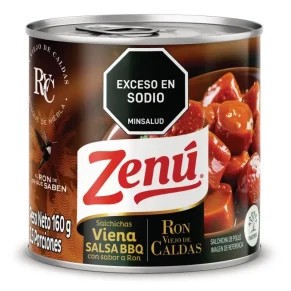 Salchichas Zenu Viena BBQ Ron 160 g