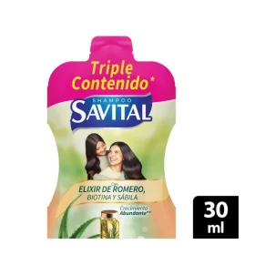 Shampoo Savital Elixir de Romero 30 ml