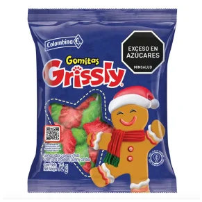 Gomitas Grissly Navidad 72 g