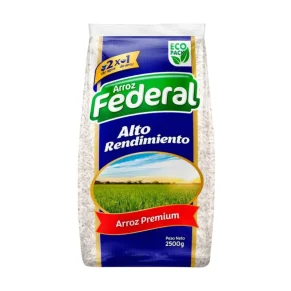 Arroz Federal Alto Rendimi 2500 g