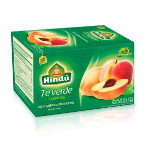 Te Hindu Verde Sabor a Durazno X 20 26 g