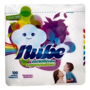 Servilletas Nube Doblada en 4 X 100 112 g