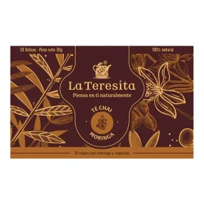 Te la Teresita Chai y Moringa X 20 30 g