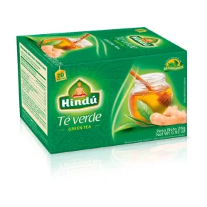 Te Hindu Verde Jengibre Miel 20 und 26 g